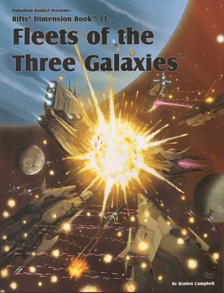 Rifts RPG: Dimension Book 13 - Fleets of the Three Galaxies PLB880 $22.99 Value