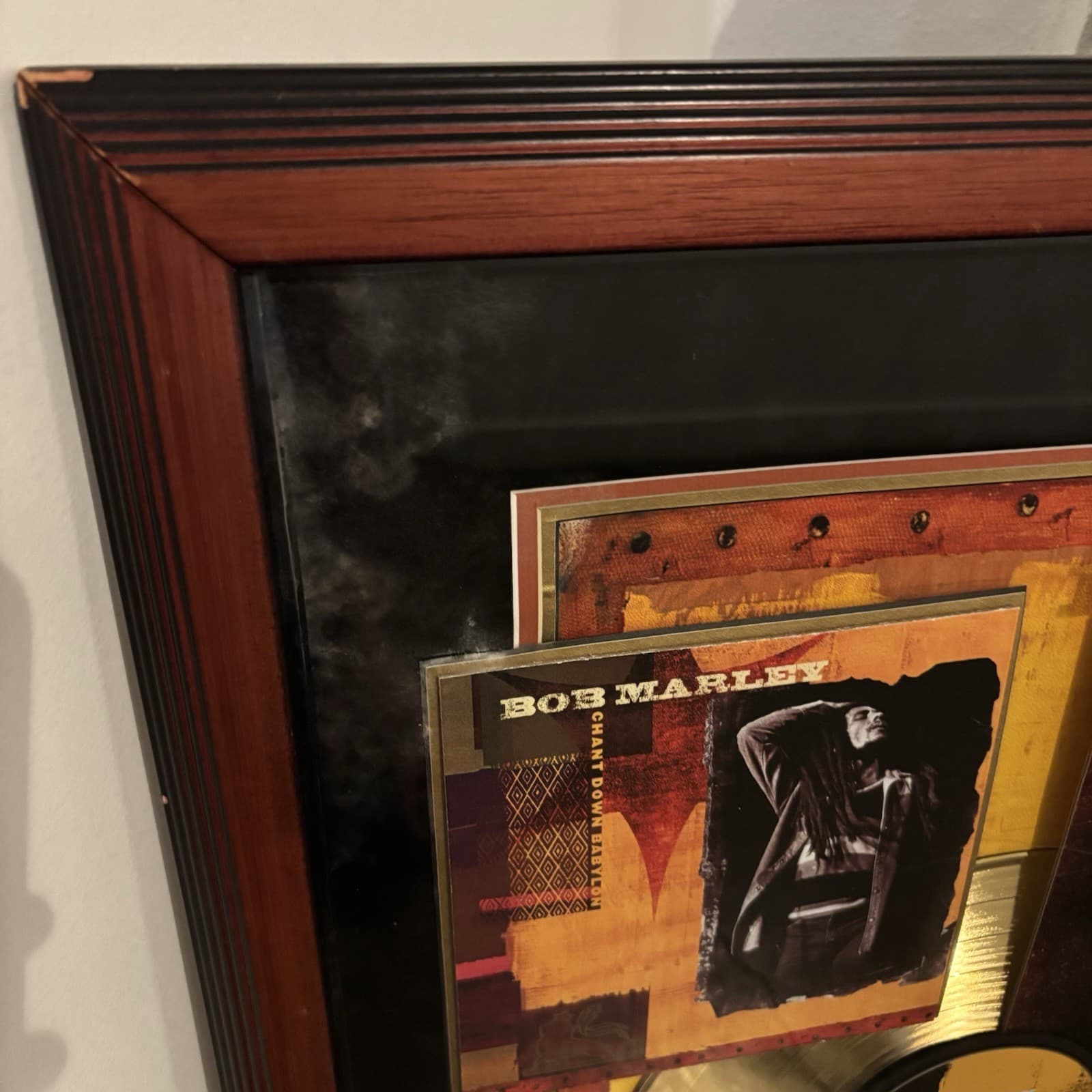 Bob Marley Chant Down Babylon RIAA CERTIFIED GOLD RECORD ALBUM AWARD HUGE 1999 3