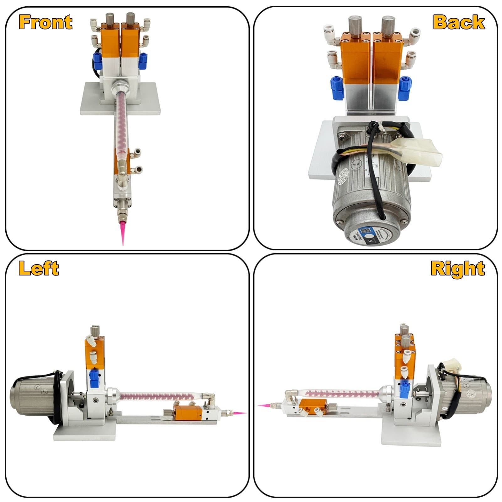 110V Electric Anti-drip Mixing Valve AB Double Liquid Dispensing Valve 0-0.06mpa 3