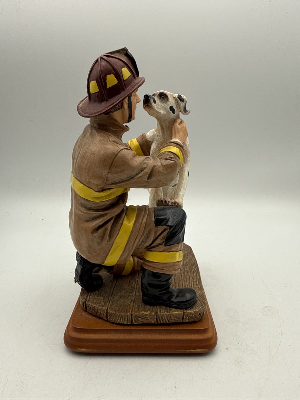 VANMARK Red Hats of Courage “Break Time” FM88322 Firefighter Dalmatian Figurine 4