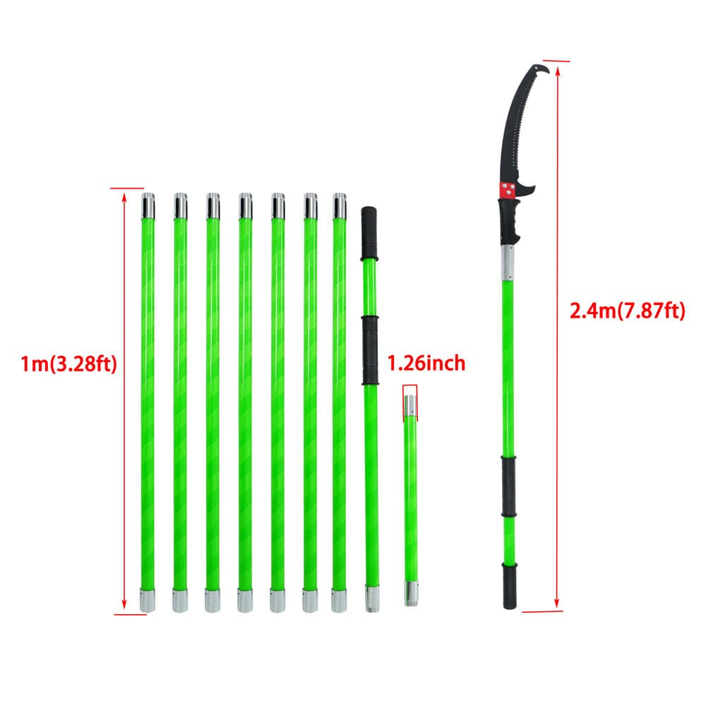 30 Feet Tree Pole Pruner Manual Branches Trimmer Tree For Pruning Palms & Shrubs 2