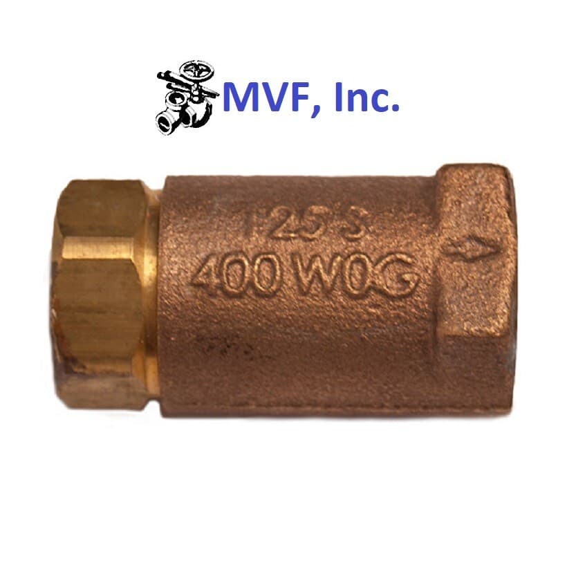 Apollo 3/4" Female NPT Bronze In-Line Ball Cone Check Valve 400 psi 61-104-01