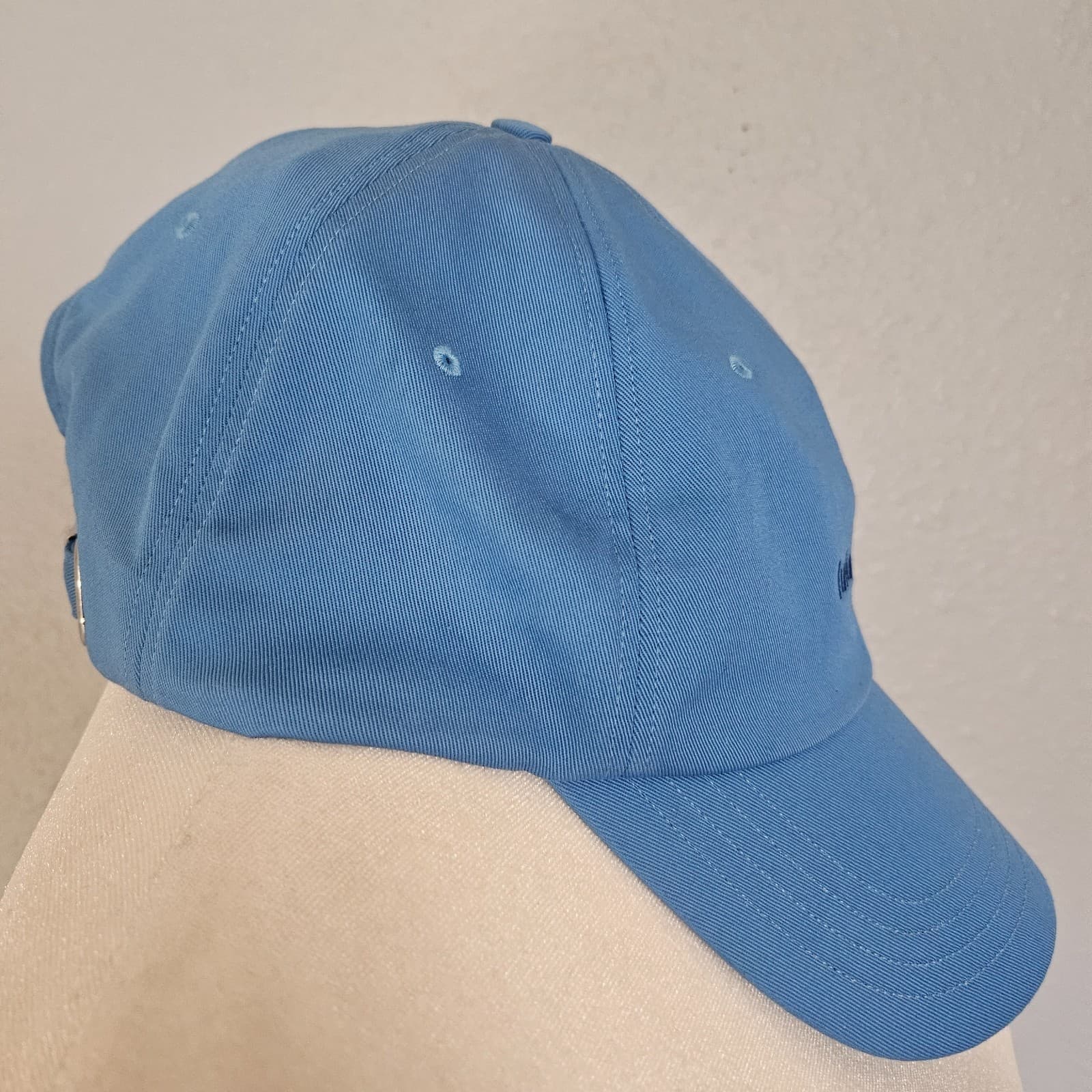 Lululemon Classic Ball Cap Unisex Wordmark Blue L/XL Embroidered Adjustable Run 6