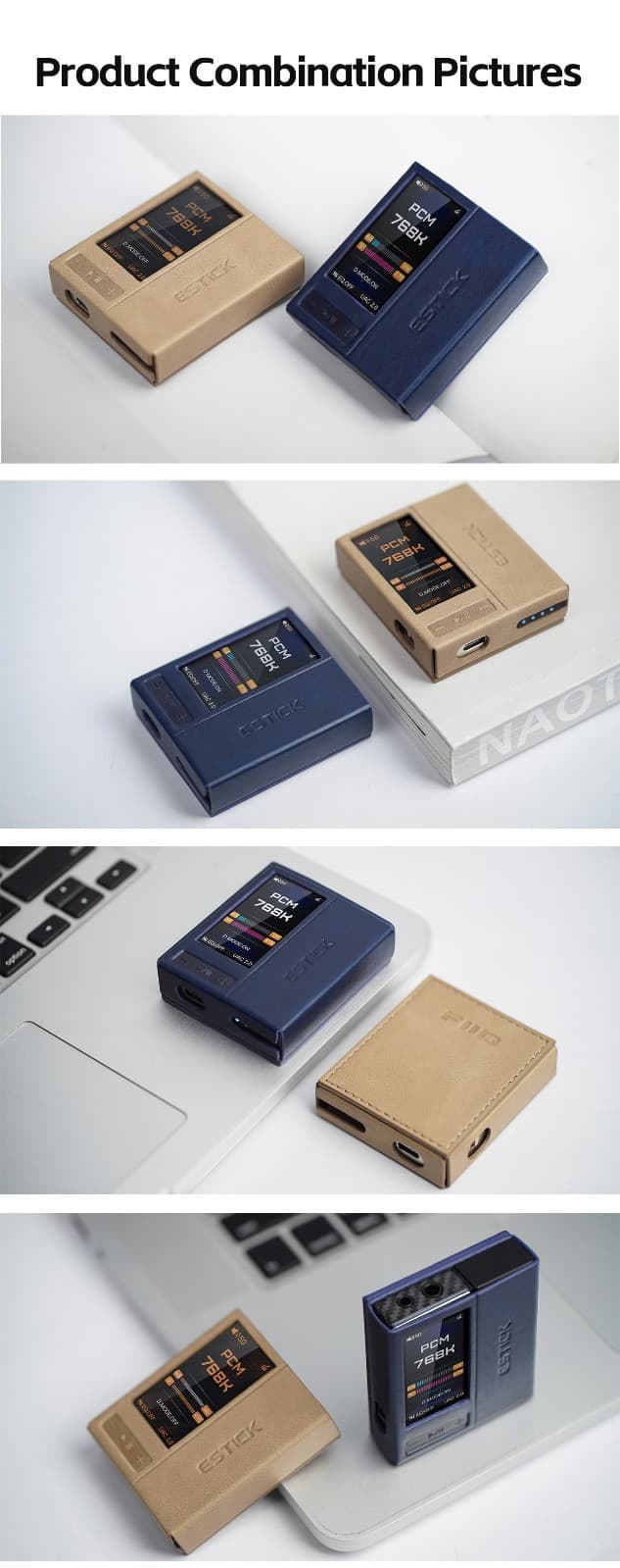 Mini Power Bank Leather Case For Fiio SK-ESTICK+QX13 5