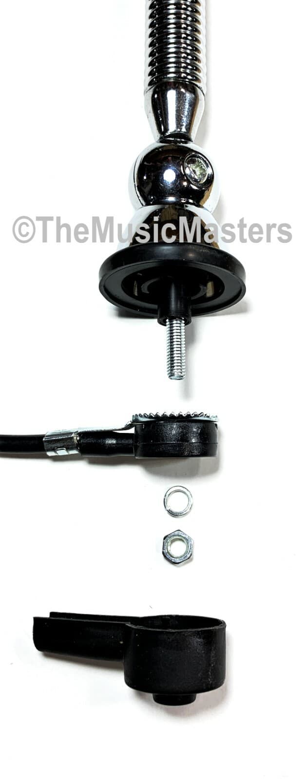 Spring Loaded Stainless Steel Ball Base Universal Antenna Car Audio Stereo Radio 5