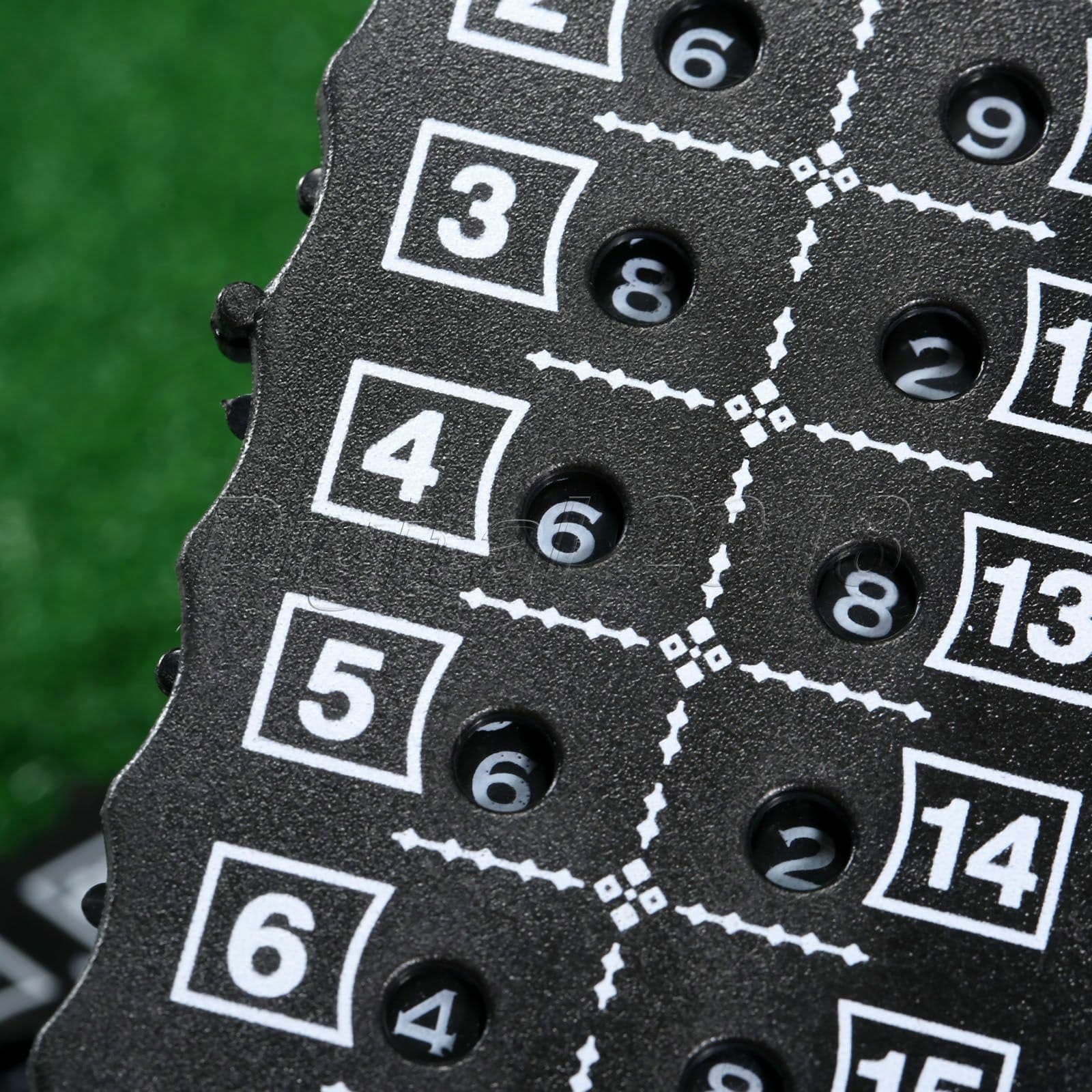 Plastic Golf 18 Hole Stroke Keeper Shot Score Counter Scoring Tally Key Chain 6