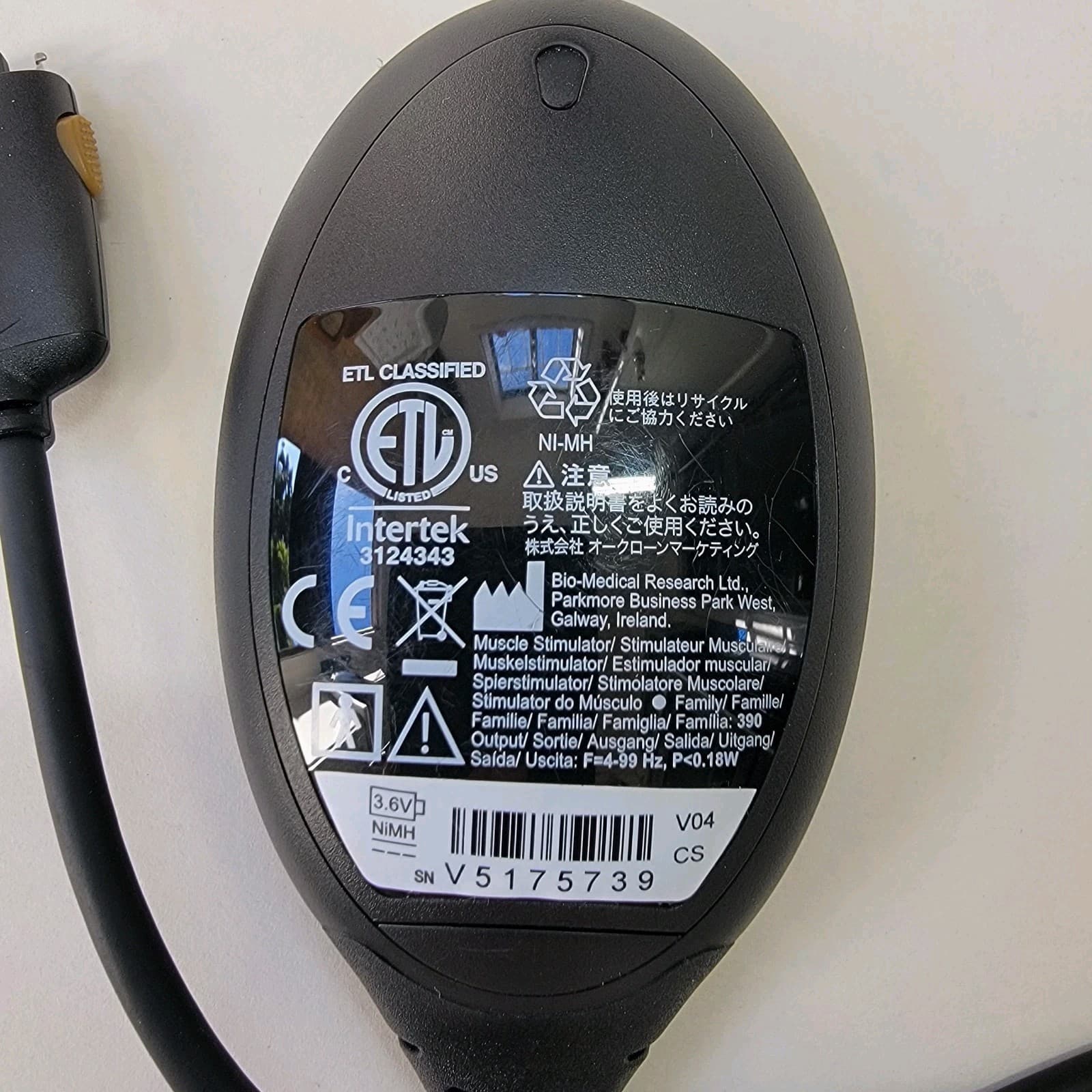 Slendertone BMR Flex Muscle Remote Control Controller  - No Charger - 5