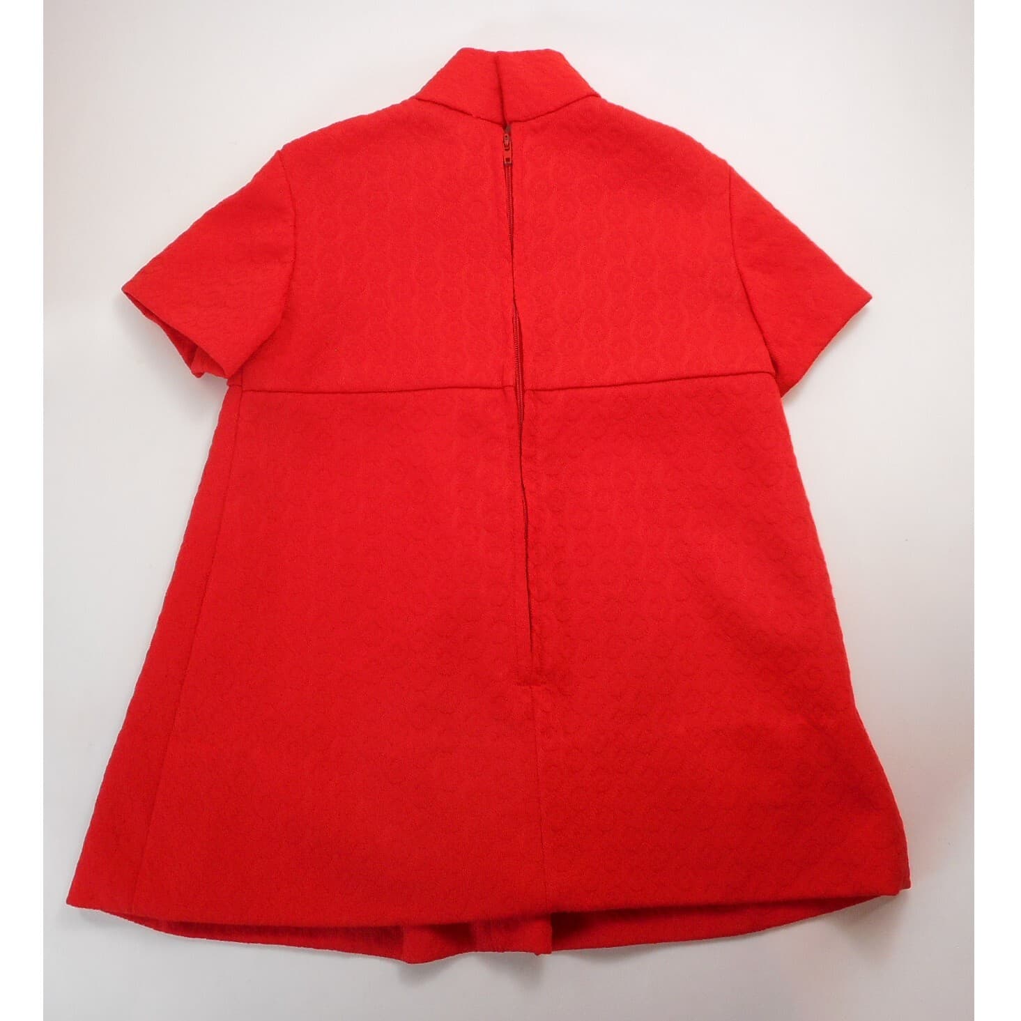 Vtg Outfit Girls approx 2T Toddler Two Piece Dress Pants Set Handmade Textured 4