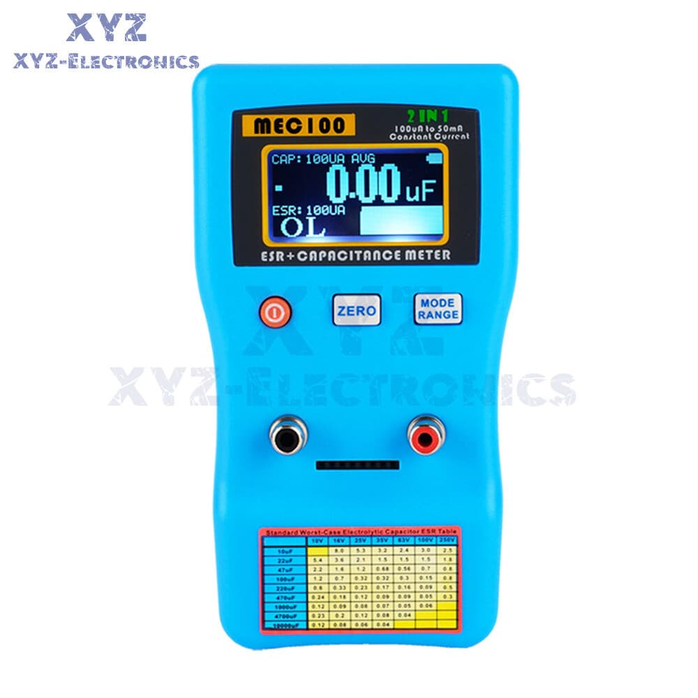 MEC-100 High-precision Capacitance Analyzer ESR Meter Digital Display Auto Rang