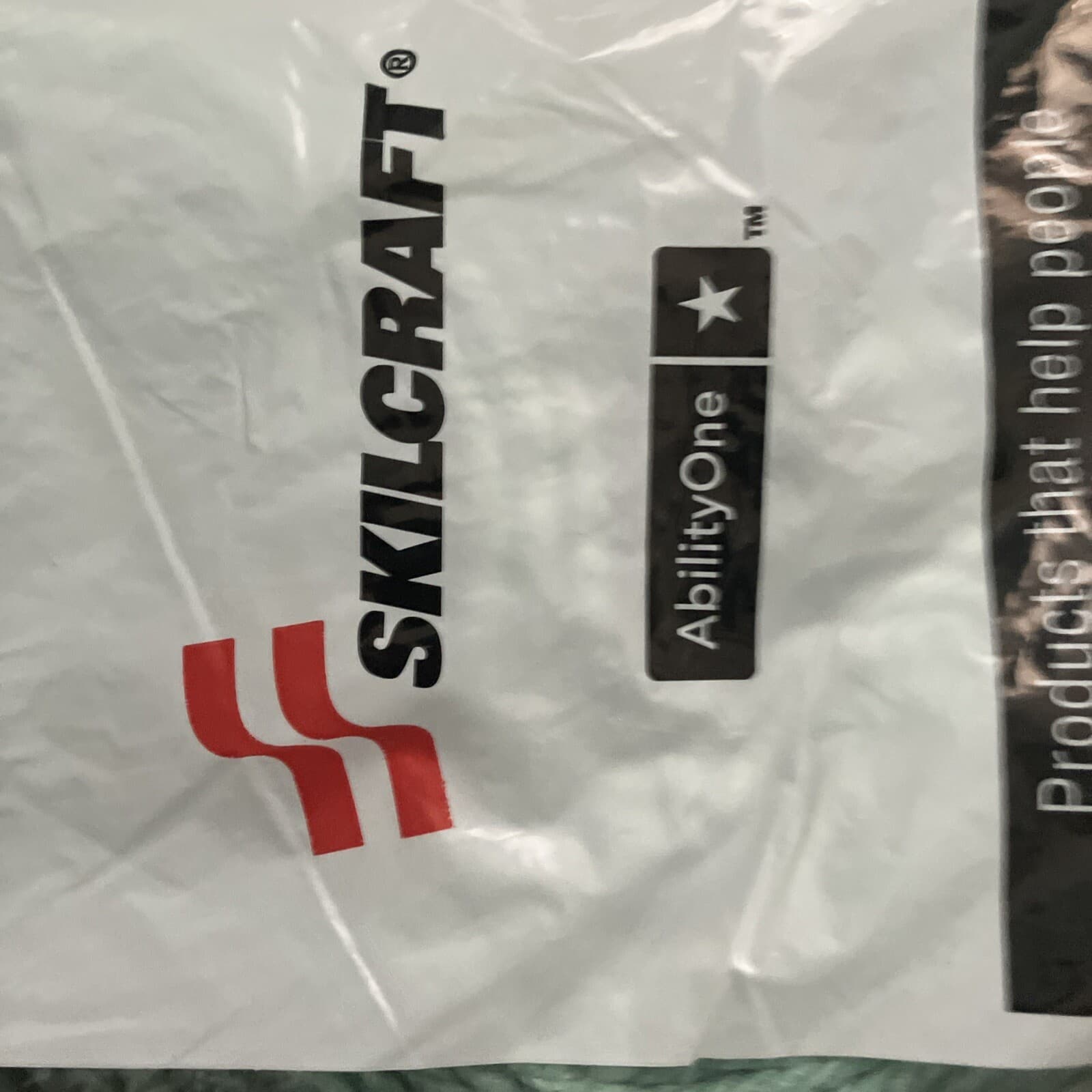 Skilcraft Inhibitor Anti-Microbial Mop Head 4 Ply Synthetic Yarn Looped End Mop 4