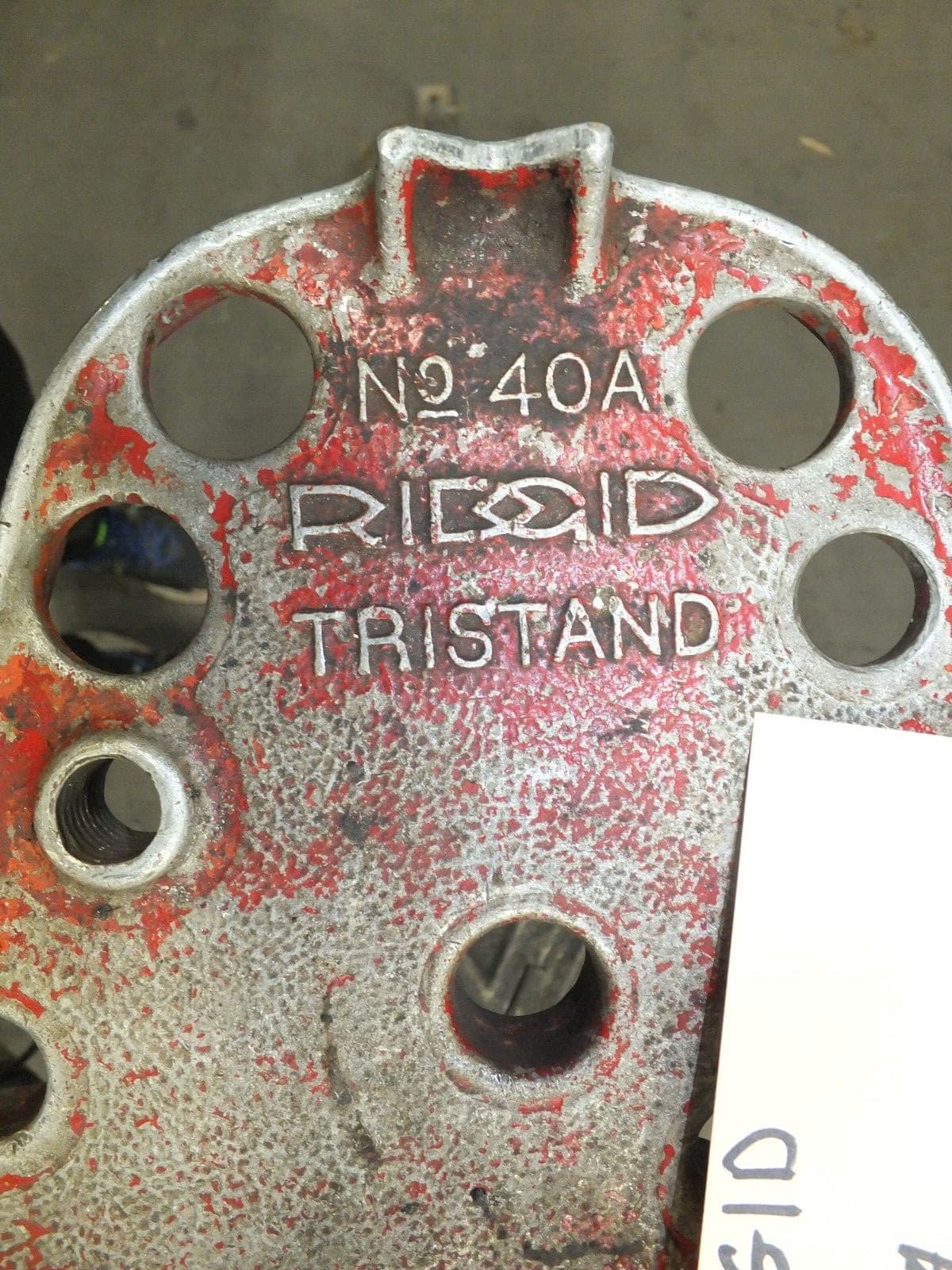 RIDGID TRISTAND - NO.  40 A  - 1/8" TO  2- 1/2" - CHAIN PIPE VISE  #1 3