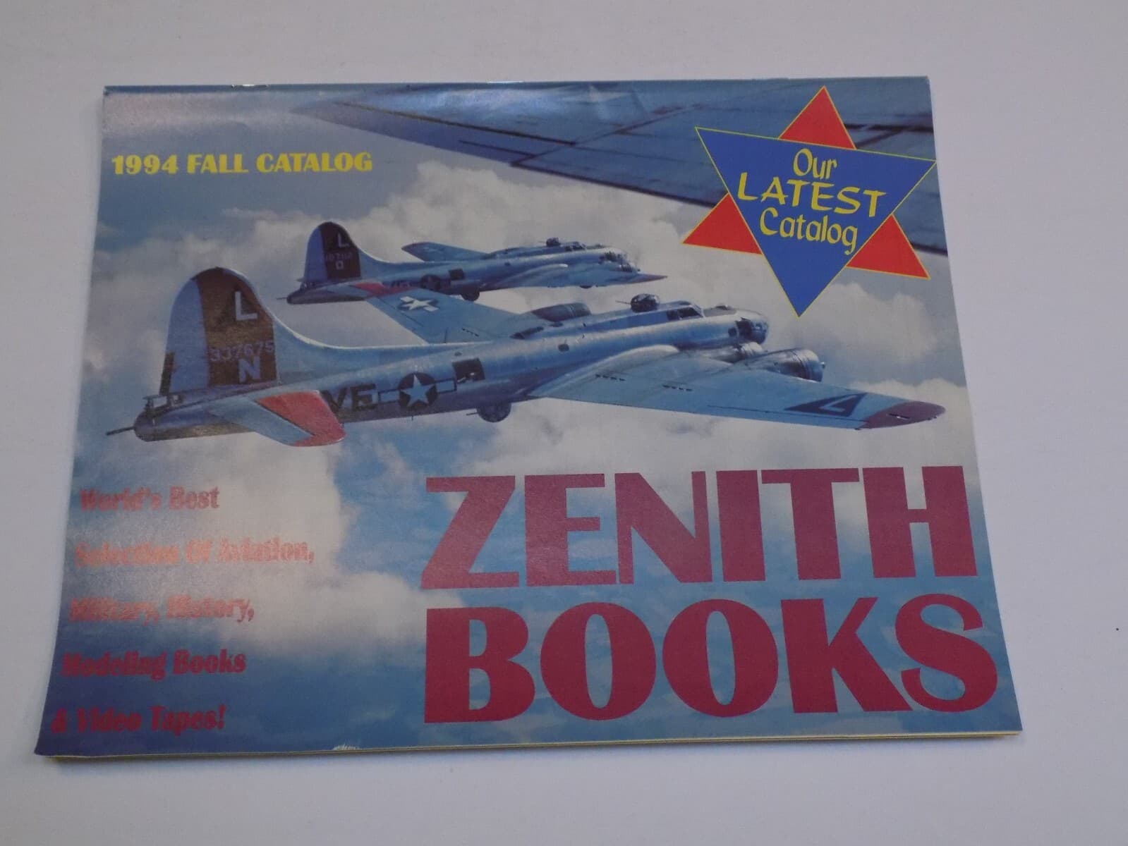 Zenith Books Catalog Fall 1994 Air Planes WWII RAF Aviation Books Vintage Pilots