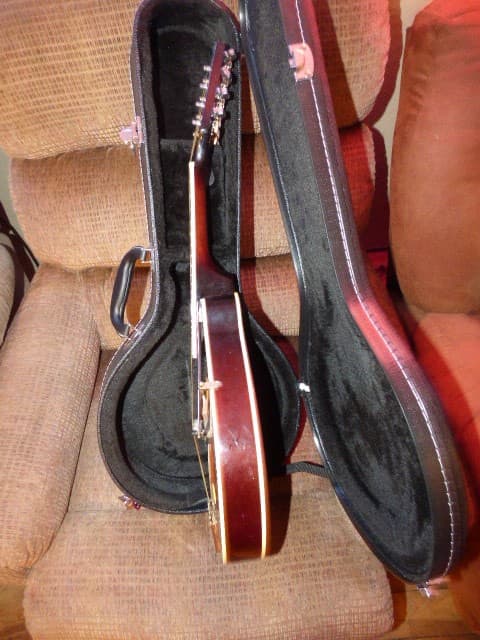 1998 FENDER FM-53S MANDOLIN  SUNBURST VERY NICE USED CONDITION W/NEW HARD CASE 6