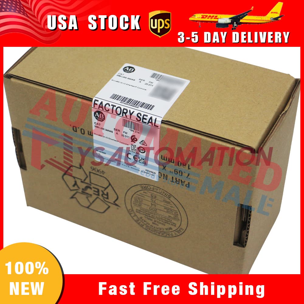 Allen Bradley 2080-L50E-24AWB Micro850 24 I/O EtherNet/IP Controller Sealed NEW 4