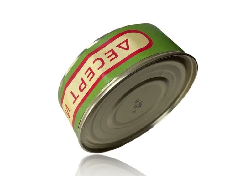 Authentic Astronaut Cosmonaut Space Food "Apple Dessert”  Tin Can 2