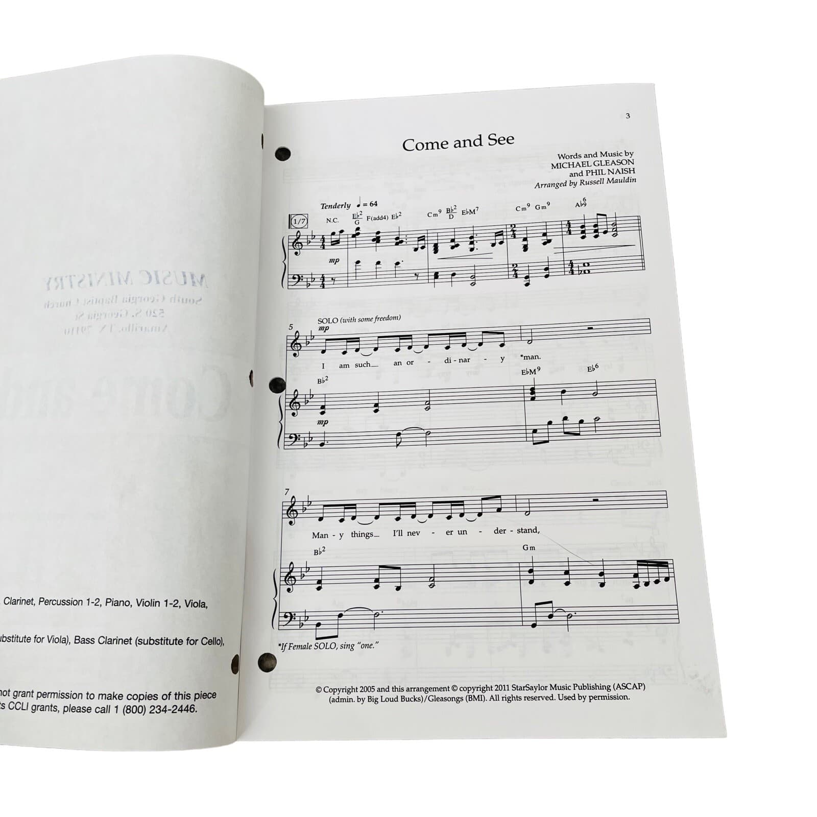 Lot Sheet Music Christian Religious Worship Come And See To The King Yahweh 3