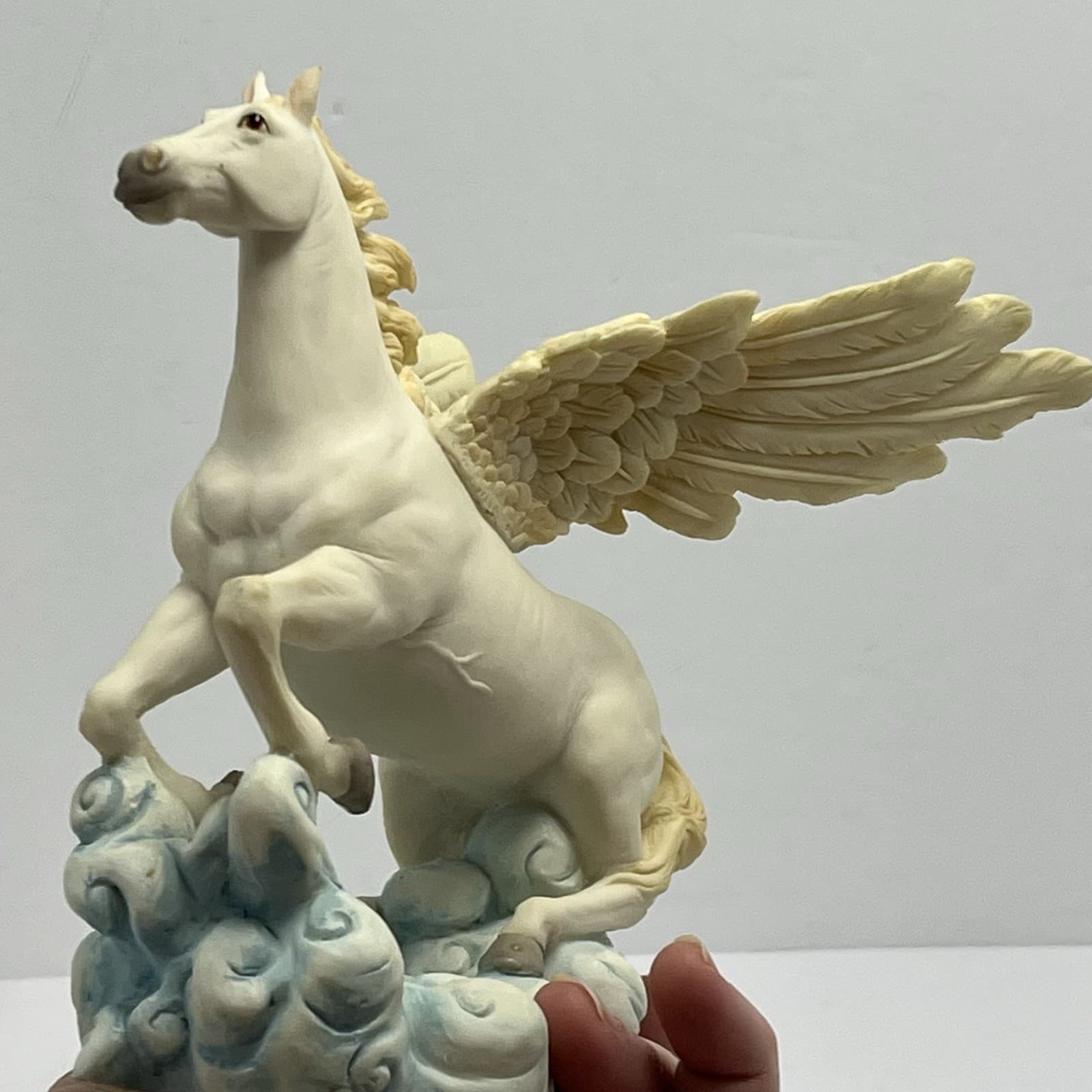 Vintage Pegasus On Clouds Flying Wings 2001 Pacific Giftware Resin Figure 6