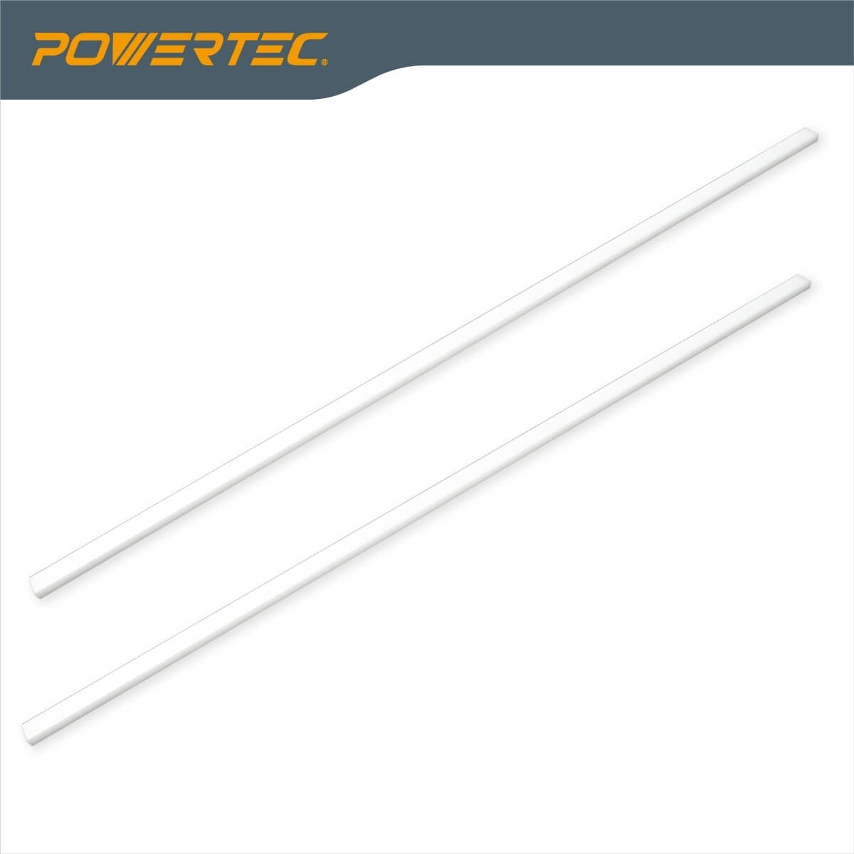 POWERTEC HDPE Miter Bar for Table Saw Sled 3/4" x 3/8" x 36", 4PK (71636-P2) 2