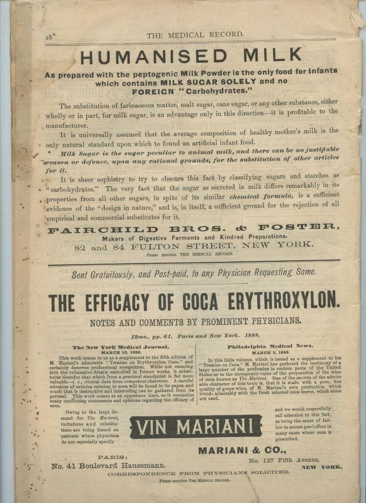 6/9 1888 New York Medical Record Journal Medicine Surgery Doctor Trade Magazine 2