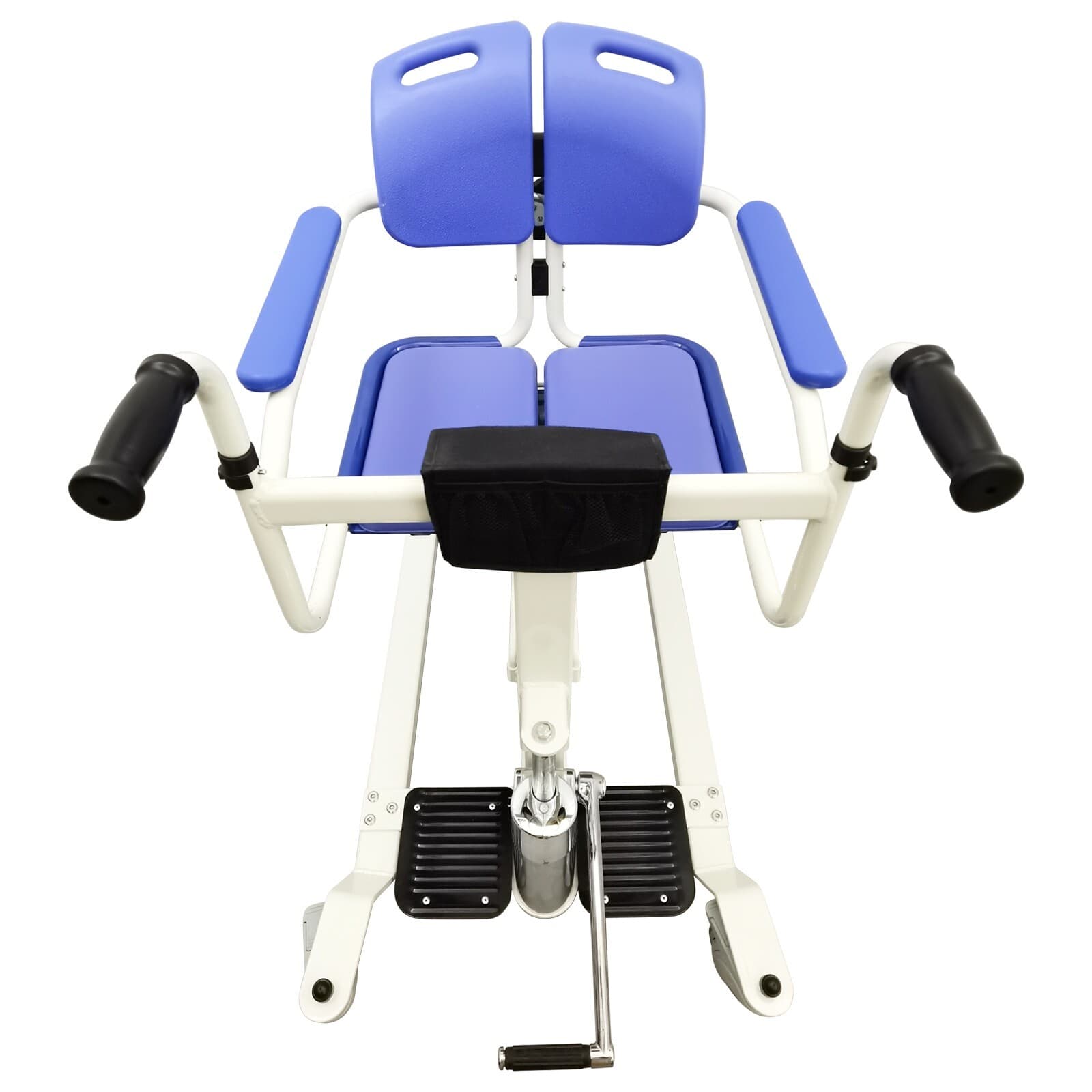 OPEN BOX  330LB Patient Lift Transfer Chair for Elderly/ Disabled with a Bed Pan 5