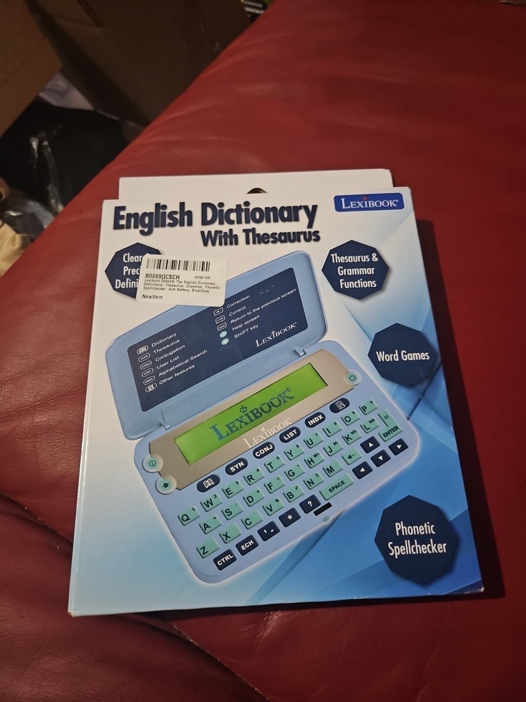Lexibook D650EN Electronic English Dictionary With Thesaurus