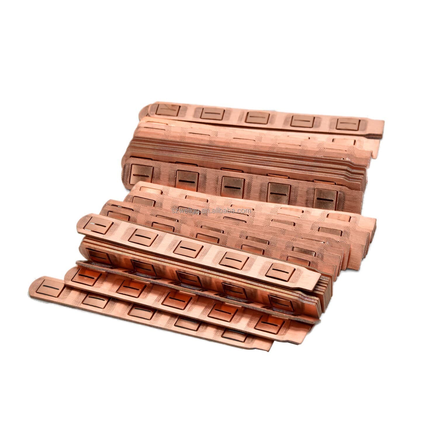 20PCS Custom 0.3/0.5/1mm Copper Busbar 18650 21700 LI-ION Battery Copper Sheet 2