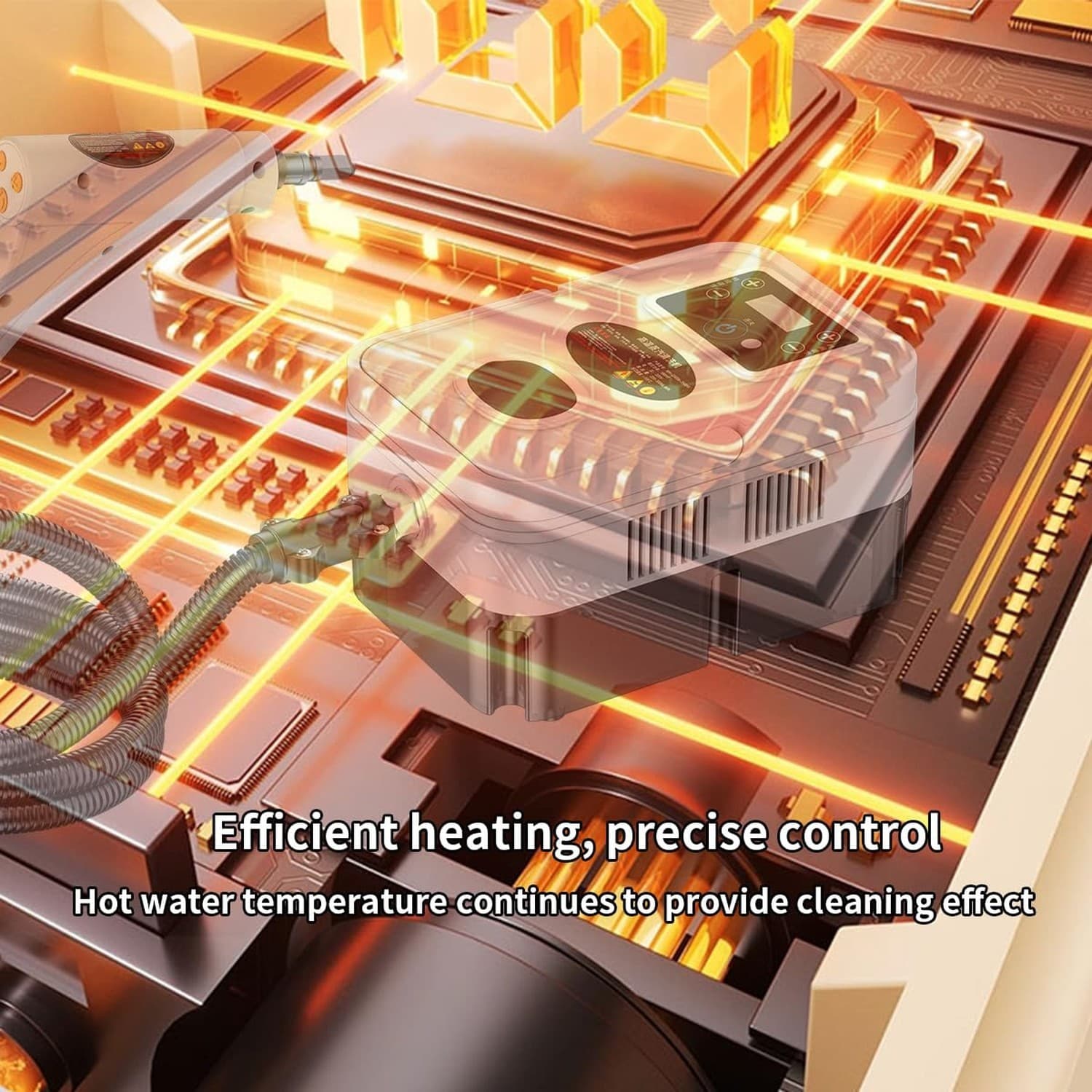 Portable Steam Cleaner Handheld Steam Cleaner High Pressure Steamer... Fast Ship 5