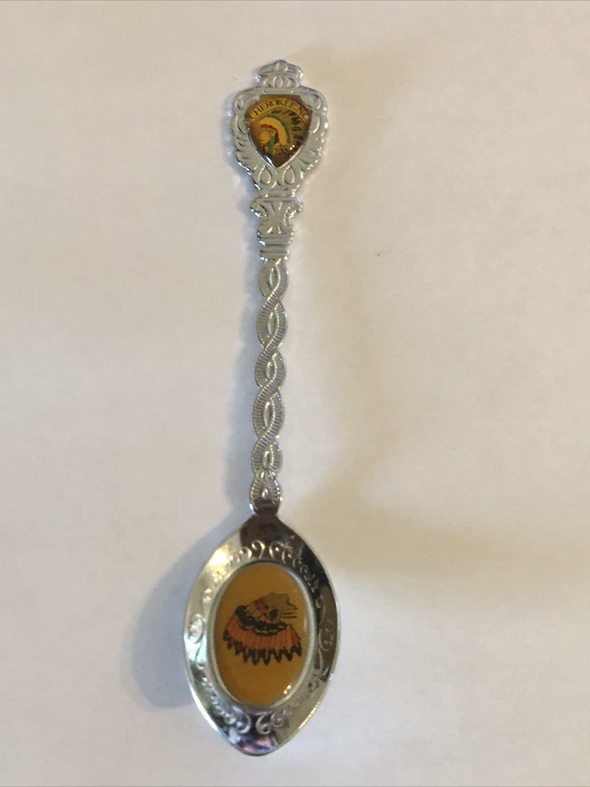 Cherokee North Carolina Vintage Souvenir Spoon Collectible 3