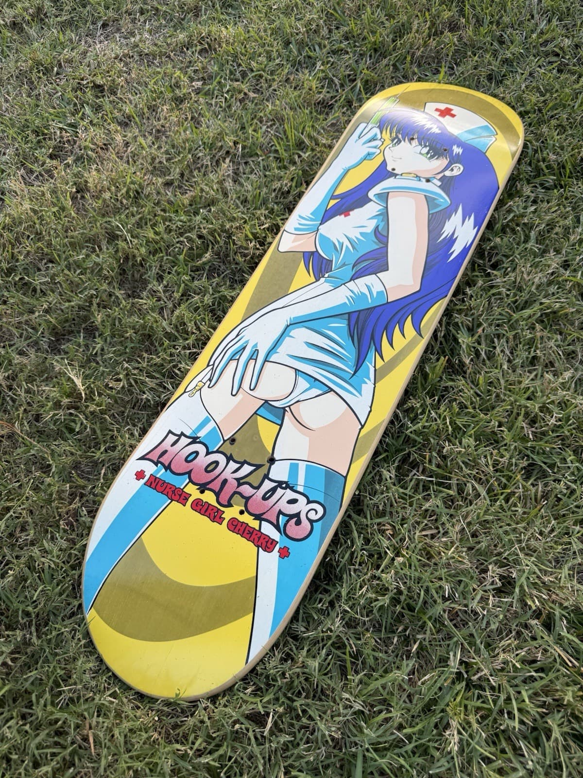 Vintage Hookups Skateboard Deck Nurse Cherry 3
