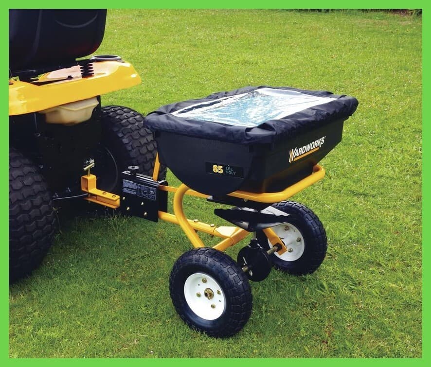 Heavy Duty 85 lb Tow Behind Broadcast Spreader ATV Garden Tractor Seed Spreading 2