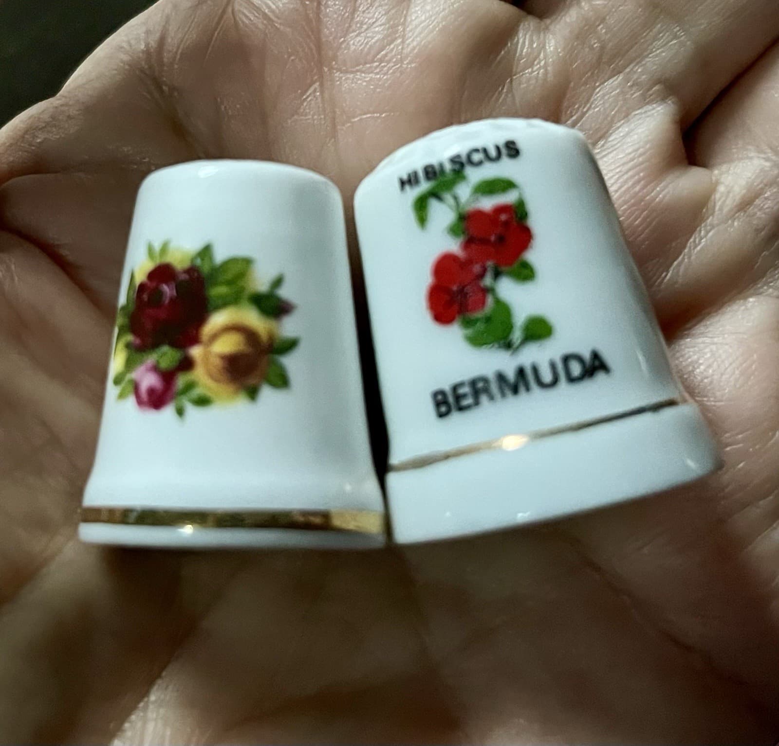 Thimbles Lot Of 29 Metal Ceramic Bone China Plastic Brass First Ladies Christmas 3