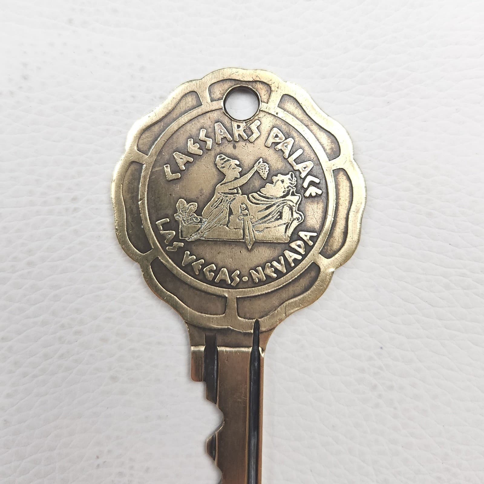 VINTAGE Caesars Palace Fantasy Tower Brass Room Key Las Vegas Casino 1979-1990s 4
