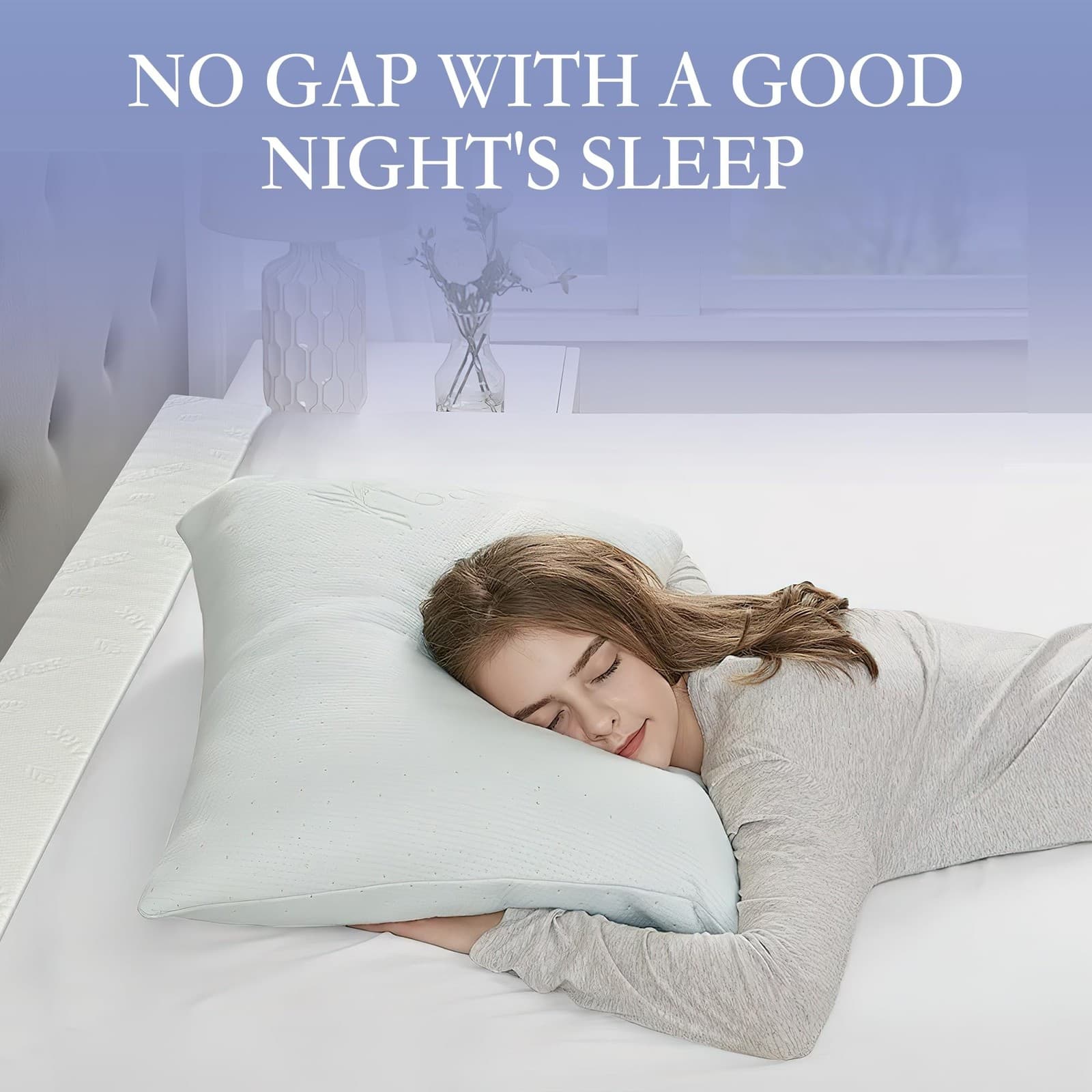 DEEPSHARK Mattress Gap Filler, Bed Gap Filler for King,Mattress Extension Fil... 6