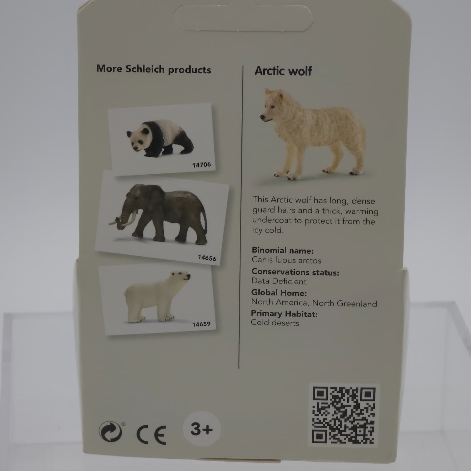 Schleich Arctic Wolf Adult Figure Wildlife 2014 White Wolves 14742 Retired NOS 5