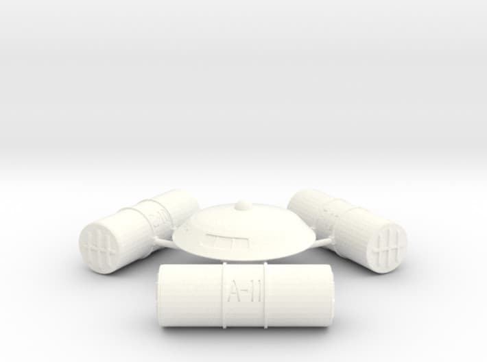 Lost In Space Jupiter 2 Fuel Barge - Haunted Lighthouse - 3D Printed