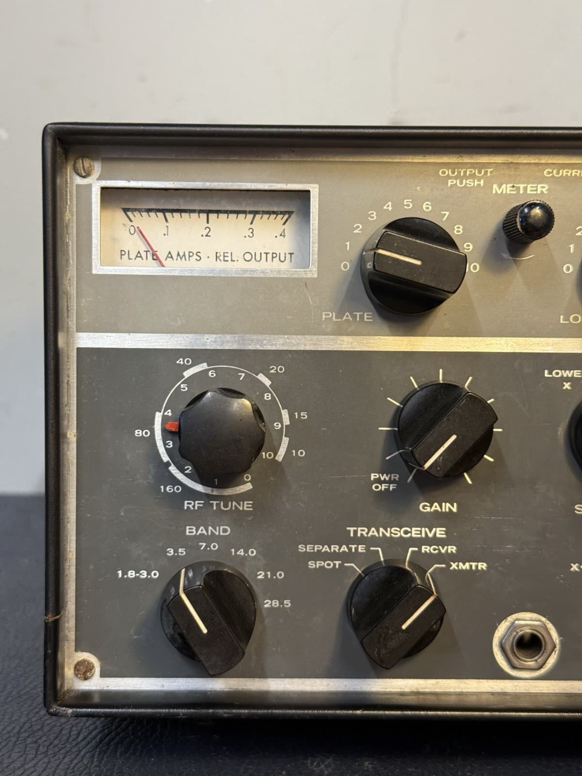 DRAKE T-4X HF TRANSMITTER (SN-11571) Working Powers On & Low Bias 3