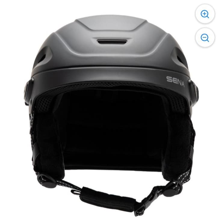 Sena Latitude SX Smart Snow/Ski Helmet, Built-in Speakers Mic Intercom, Black, M 3
