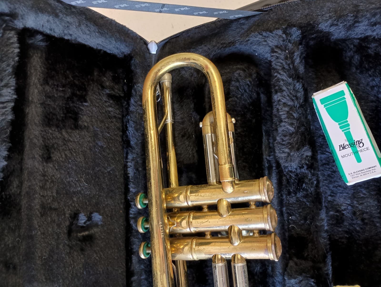 Besson 2-20 Trumpet Untested In Hard Case Sold As Is MADE IN ENGLAND FREE SHIP 6