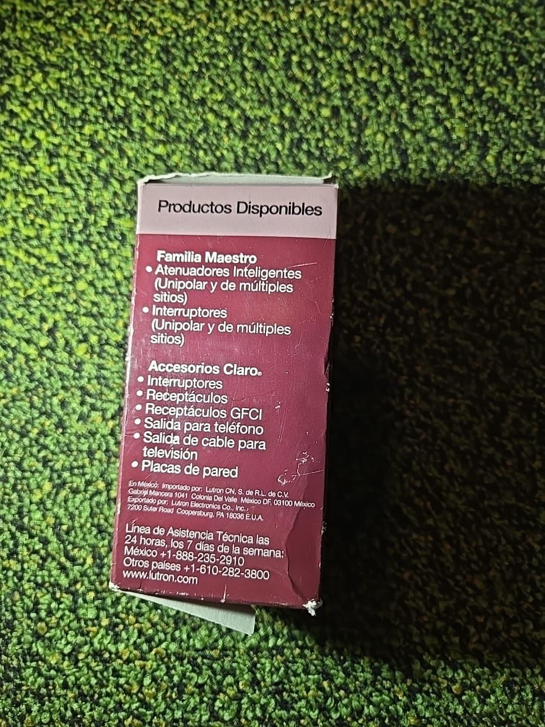 LUTRON MA-600-WH DIMMER, NEW IN BOX 4