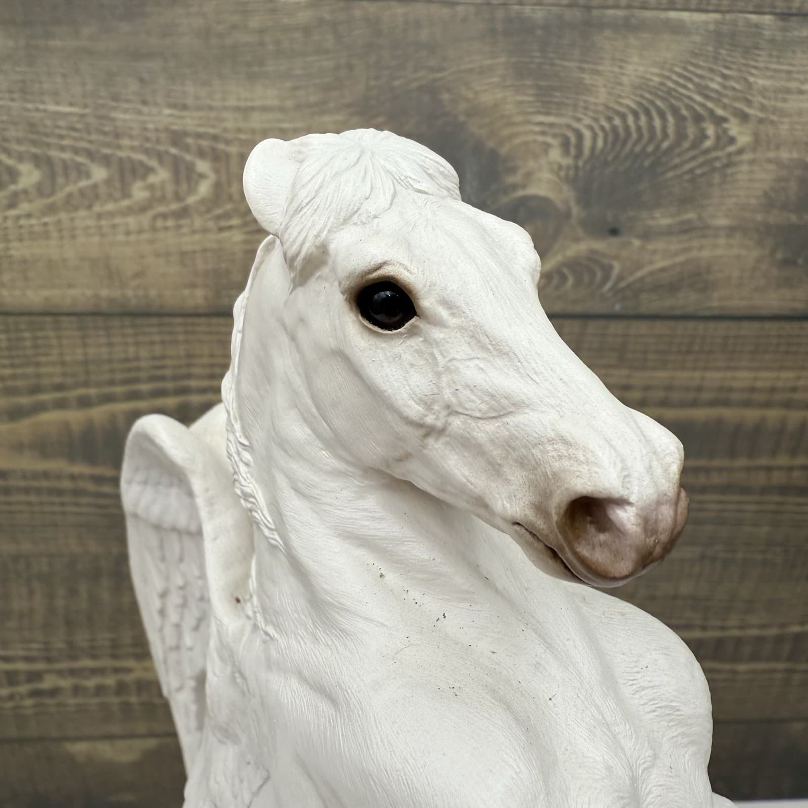 Windstone Editions 1991 Pena Stallion Rearing Pegasus Flying Horse Figurine 5