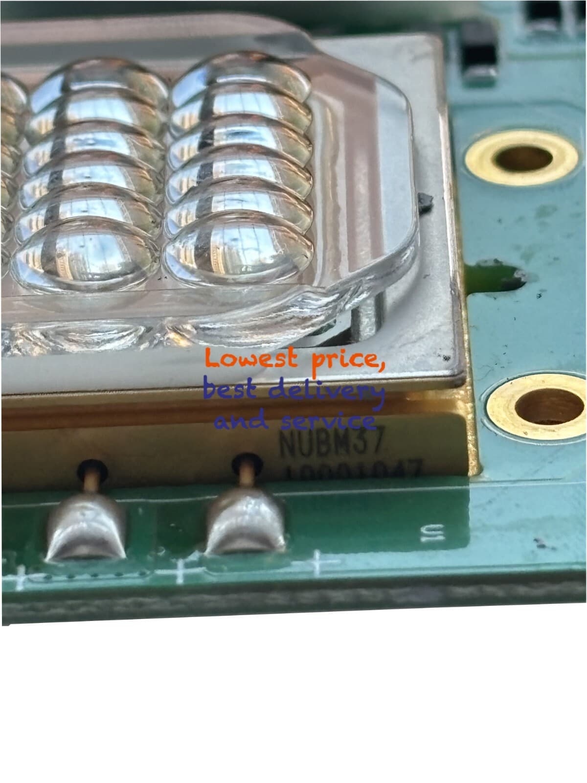 1PC NICHIA 455nm 125W NUBM37 Blue Laser Diode Arrays Chip with PCB board（Random） 3