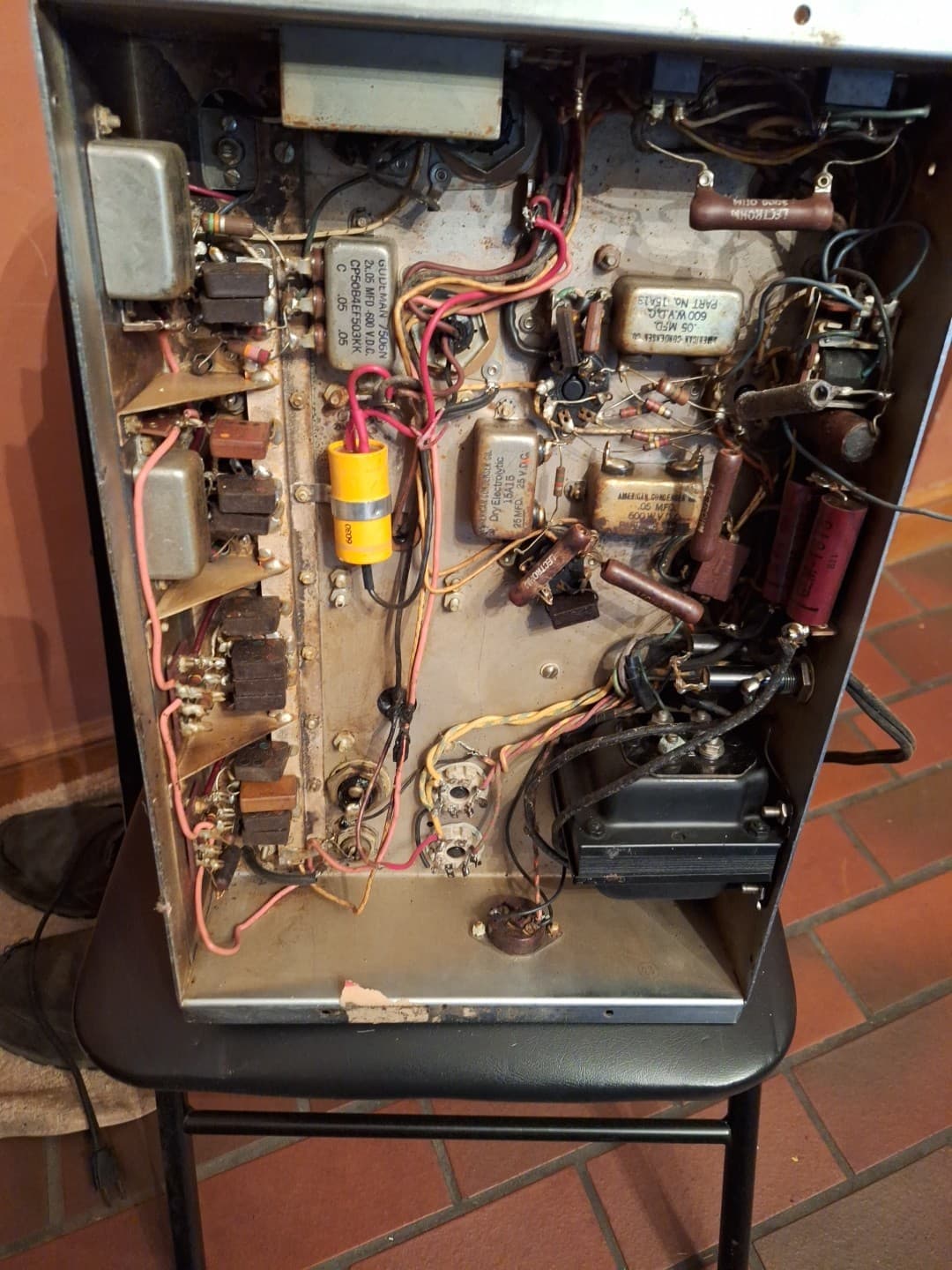 Scott 800b amplifier tube amp Radio Chrome See Video 5