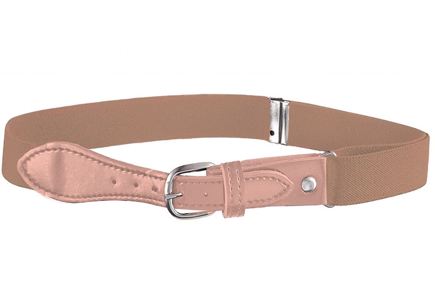 Buyless Fashion Kids and Toddler Adjustable Elastic Stretch Belt Leather Closure