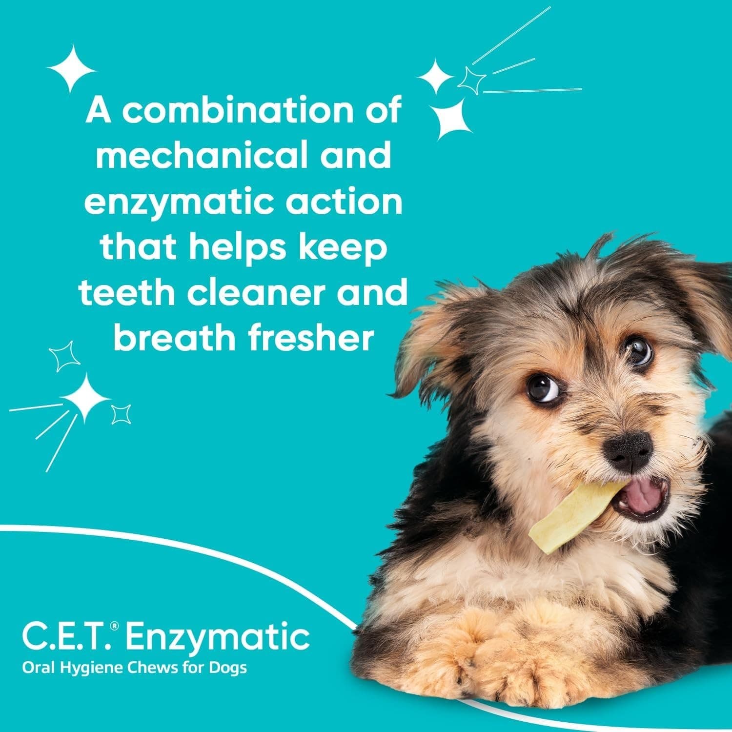 4 Pack CET Enzymatic Chews For Dogs, X-Small, Under 11 lbs, 8.4oz Each NEW 5