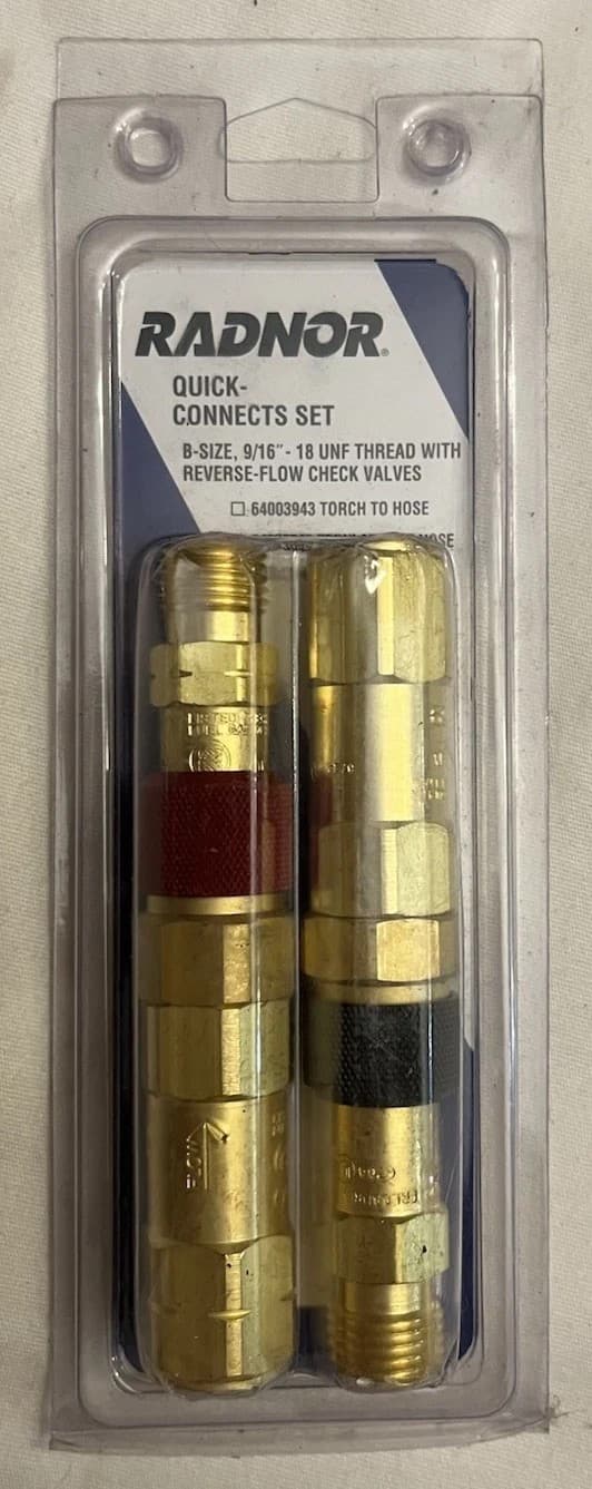 Radnor 64003945 Model QDB30 Regulator To Hose Quick Connect Set