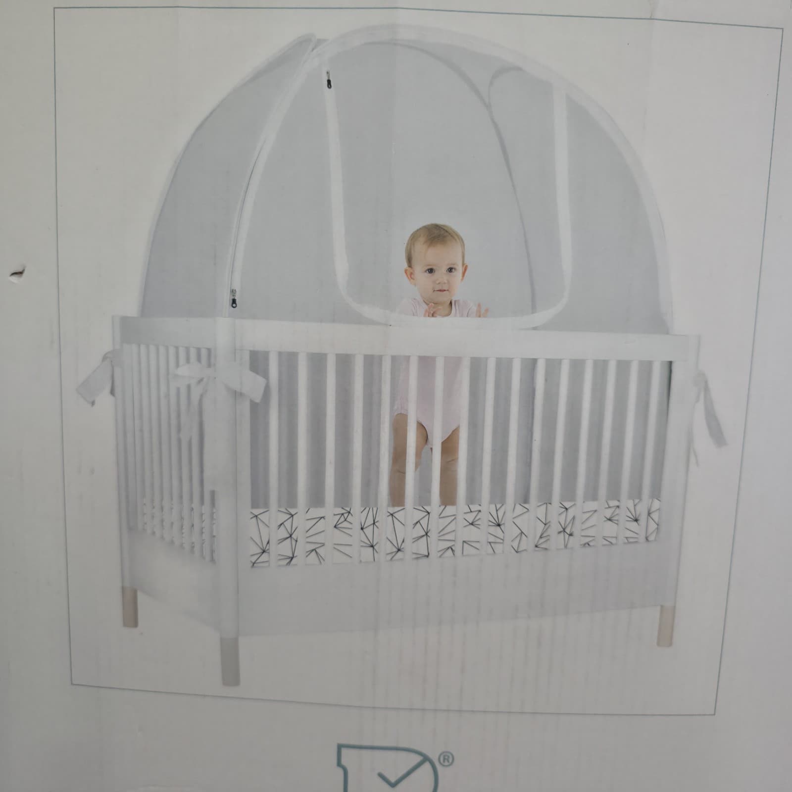 Breathable Mesh Crib Tent to Keep Baby from Climbing Out Crib Net Canopy  2