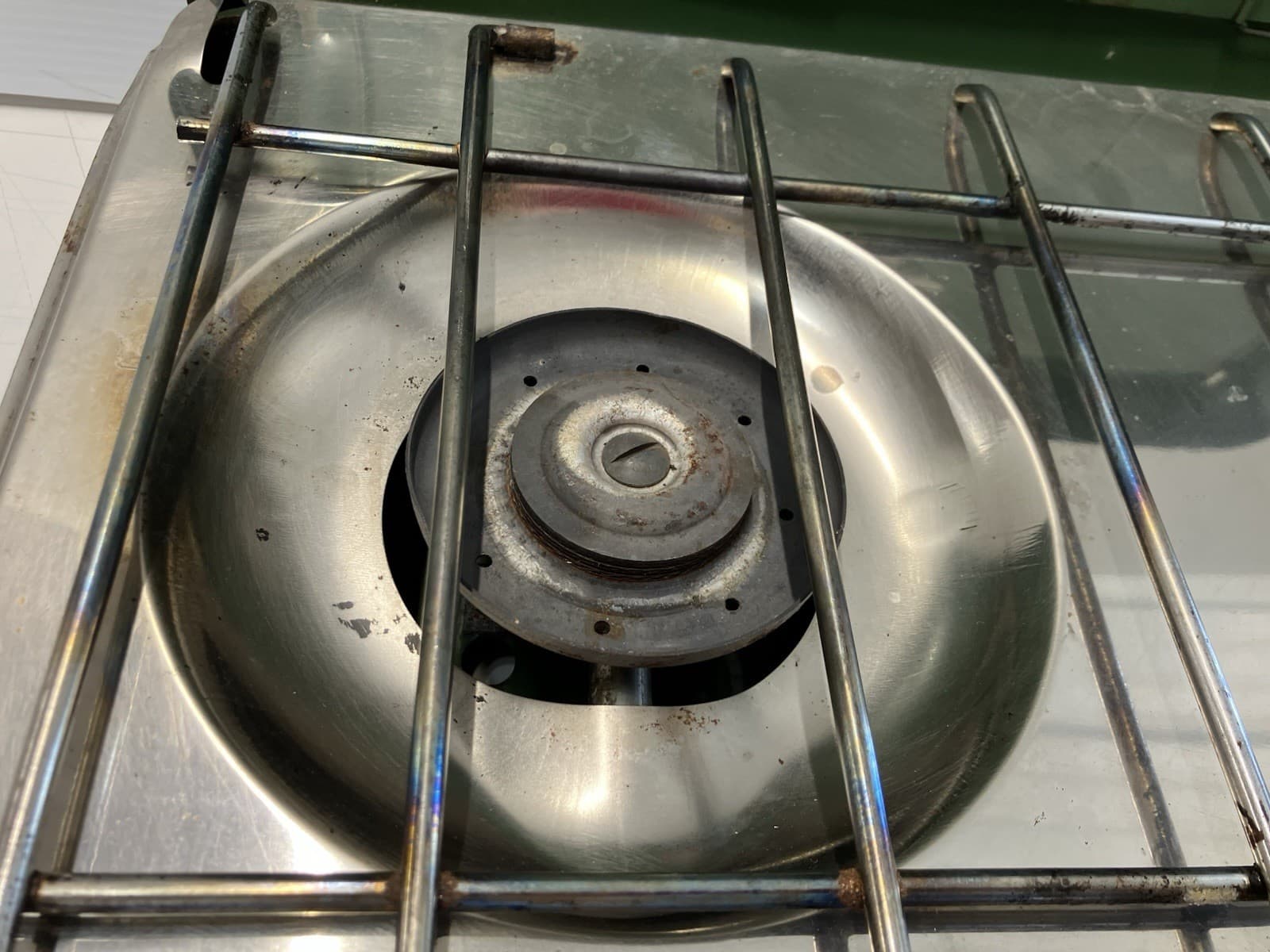 Vintage Coleman 2 Burner Deluxe Propane Camp Stove 5410-708 Untested 4