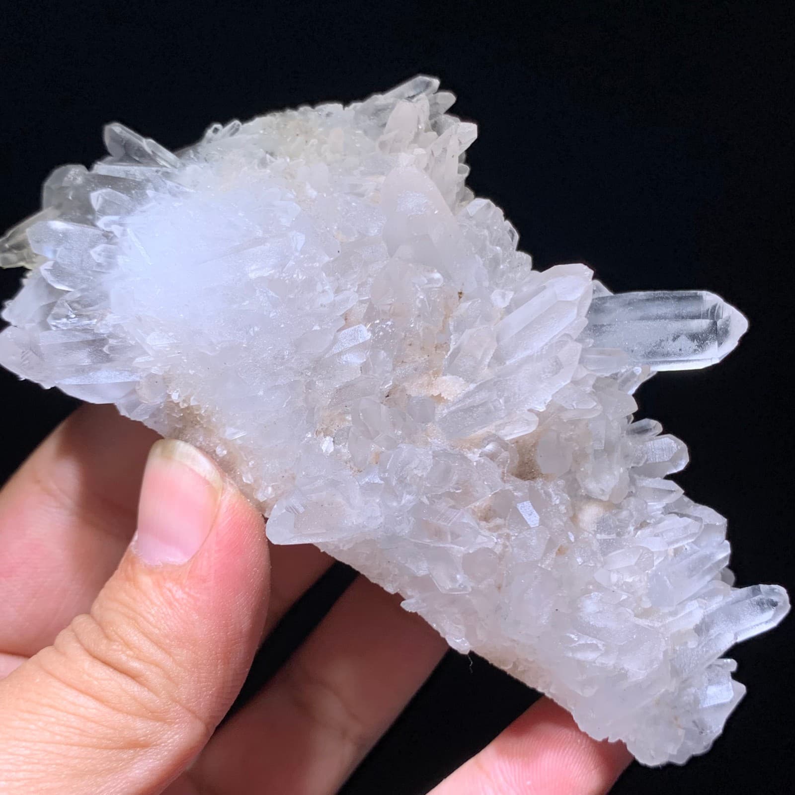 200g Natural White Clear Quartz Mineral Specimen Crystal Cluster Reiki Decor 4