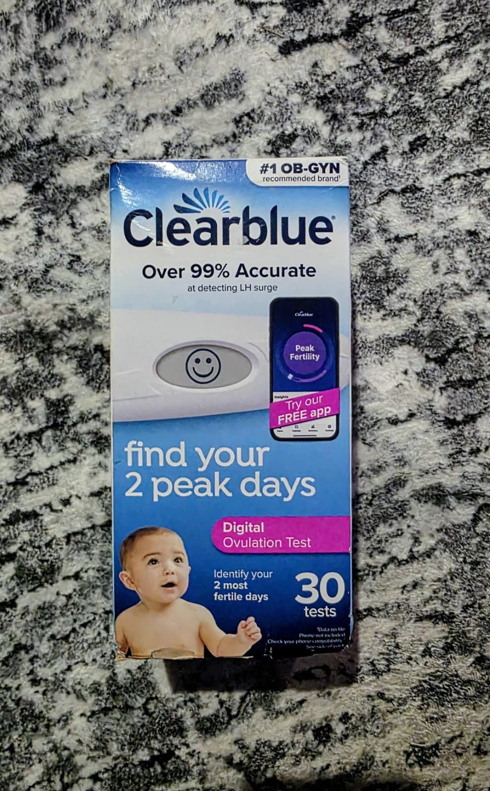 Clearblue Digital Ovulation Test Kit - 30 Tests -Early Detection - Exp 2027+