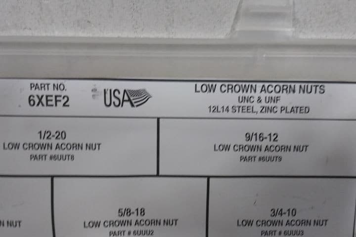 Brand Name CT107 21 Pc Steel Acorn Nut Assortment (BW) 3